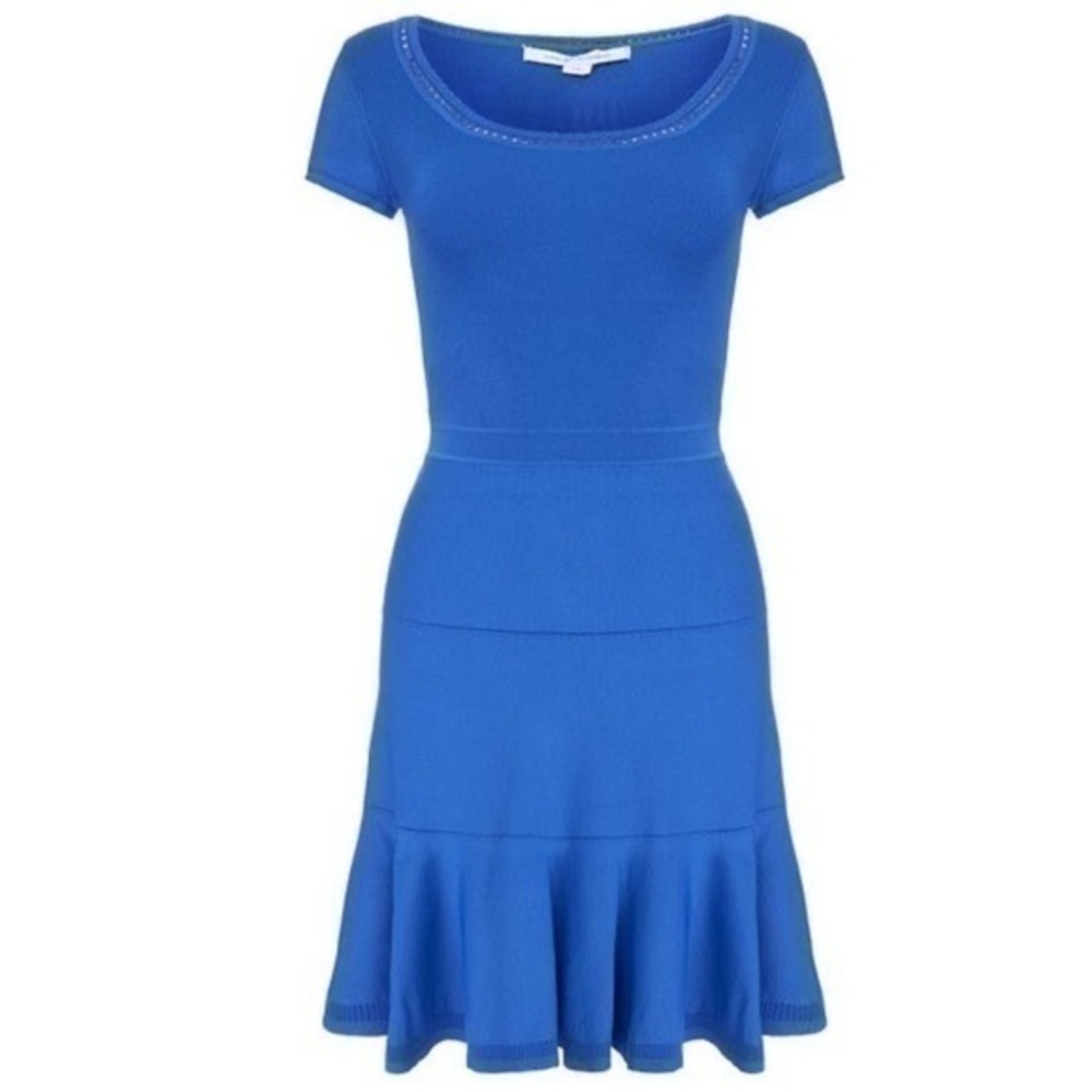 Elegant Blue Women's Dress